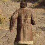 Hogwarts Legacy Shearling Leather Coat Men