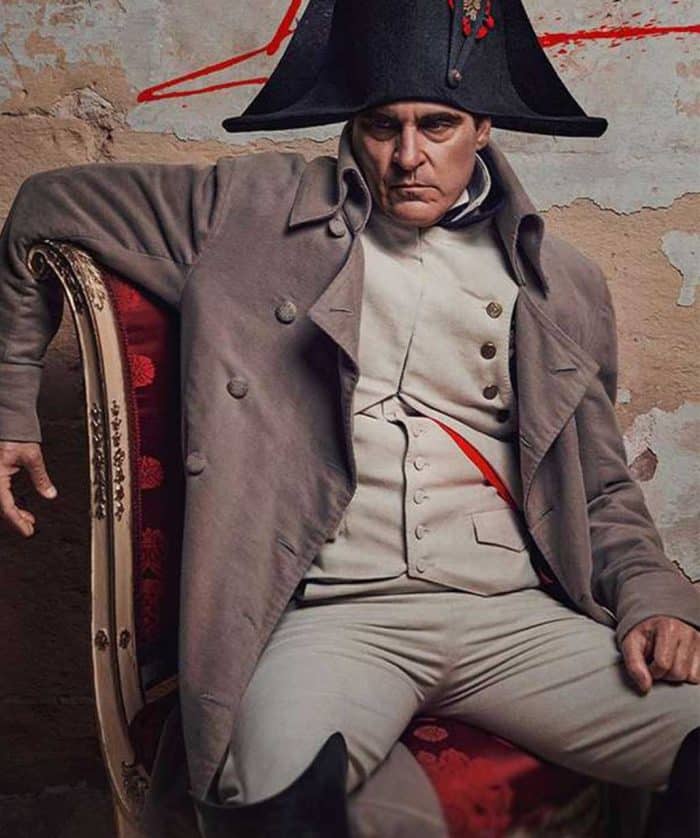 Joaquin Phoenix Napoleon Trench Coat Men