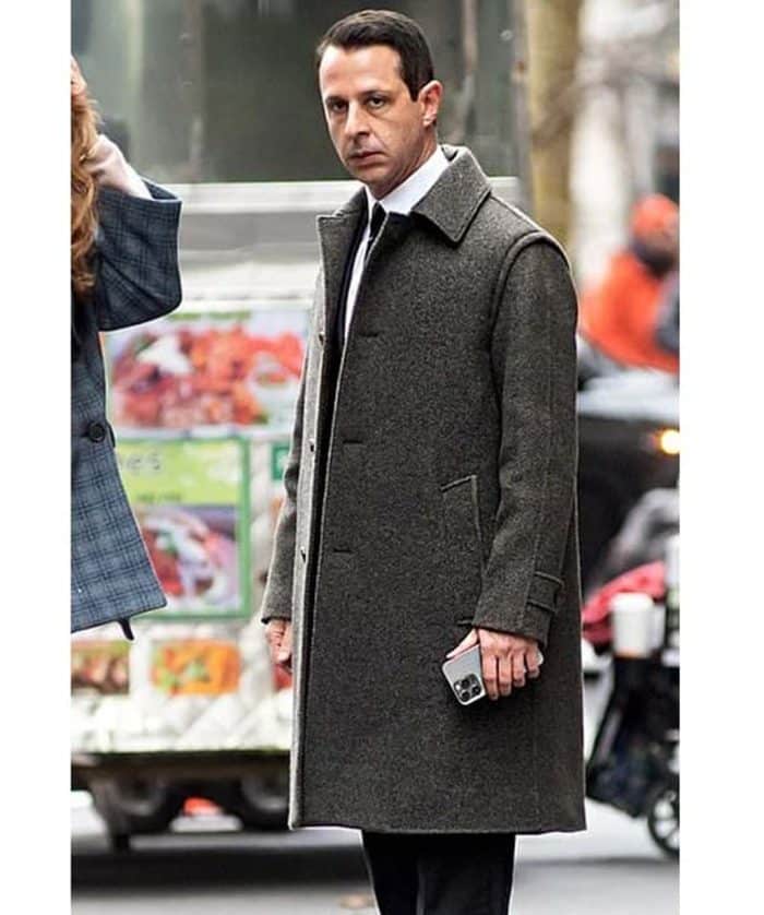 Kendall Roy Succession Jeremy Strong Wool Coat Outfit