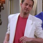 Matthew Perry Friends Season 5 White Blazer Men