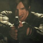 Resident Evil Vendetta Leon Kennedy Distressed Leather Jacket men Sale