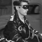 The Twilight Zone Narrator Motorcycle Leather Jacket Outfit