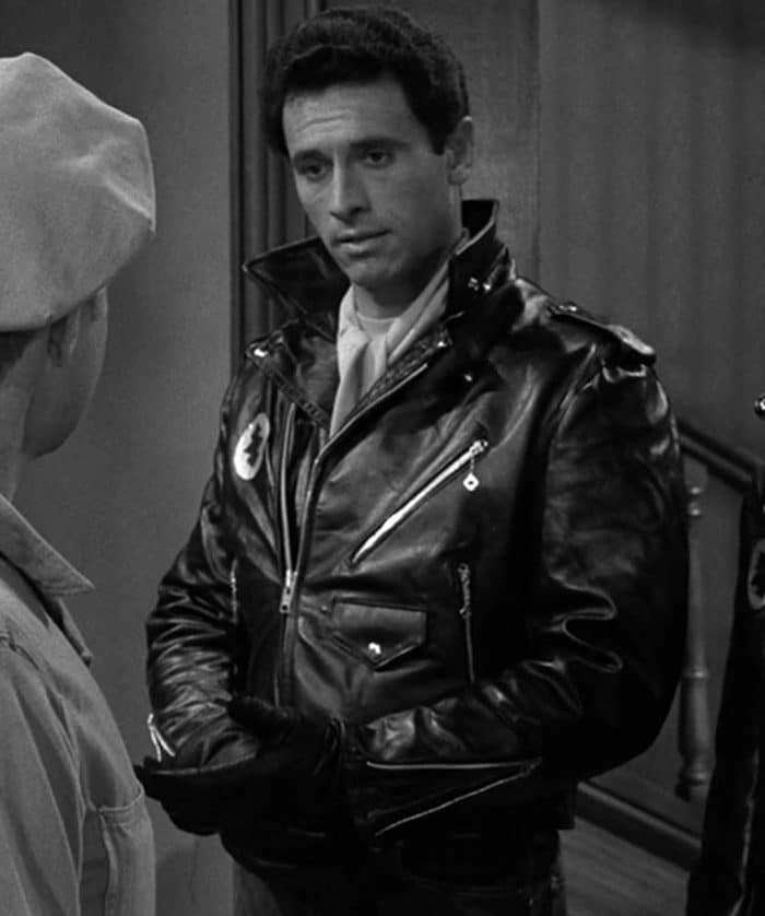 The Twilight Zone Narrator Motorcycle Leather Jacket Men