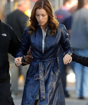 A TEAM JESSICA BIEL COAT