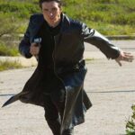 CILLIAN MURPHY IN TIME LEATHER LONG COAT