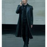 CILLIAN MURPHY IN TIME LEATHER TRENCH COAT