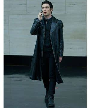 CILLIAN MURPHY IN TIME LEATHER TRENCH COAT