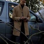 Corey Sevier Road Trip Romance Alden Brown Wool Coat Outfit