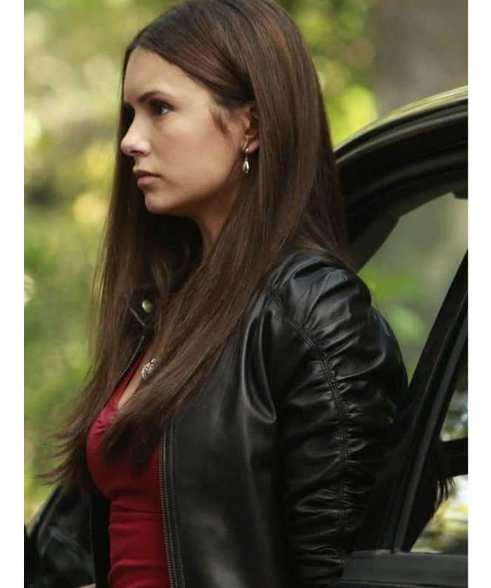 The Vampire Diaries Elena Gilbert Leather Jacket