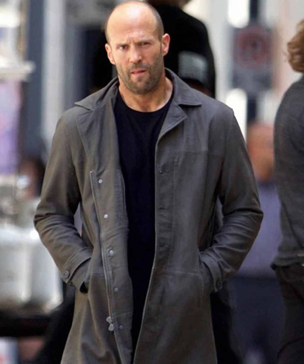 JASON STATHAM THE FATE OF THE FURIOUS GREY COAT