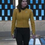 Number-One-Star-Trek-Discovery-Yellow-Leather-Jacket