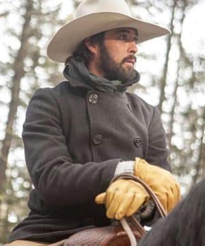 Ryan-Bingham-Yellowstone-Walker-Grey-Coat