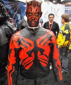 Star Wars Darth Maul Leather Black Jacket