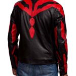 Star Wars Darth Maul Leather Black and Red Jacket