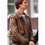 The_Fault_in_Our_Stars_Ansel_Elgort_Brown_Leather_Jacket
