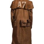 A7 Fallout NCR Ranger Duster Brown Leather Coat Outfit