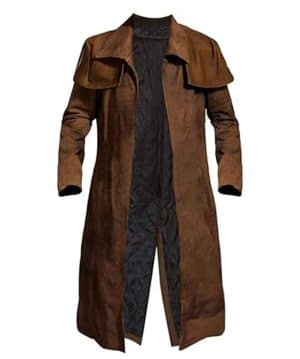 A7 Fallout NCR Ranger Duster Brown Leather Coat
