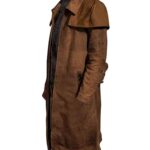 A7 Fallout NCR Ranger Duster Brown Leather Coat Game outfit