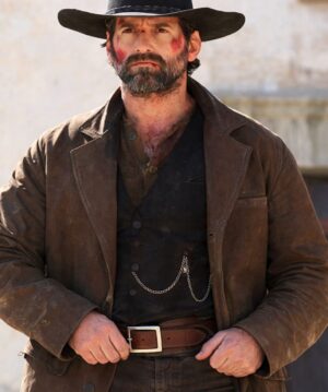 Kevin Makely Badland Brown Leather Coat