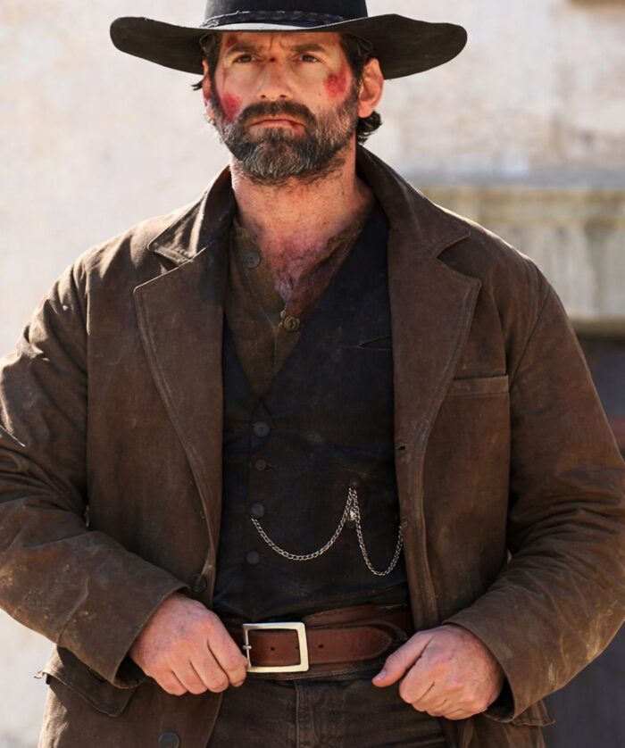 Kevin Makely Badland Brown Leather Coat