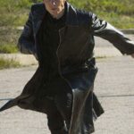 Raymond Leon Cillian Murphy In Time Leather Coat