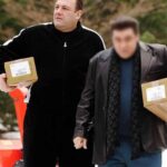 The Sopranos James Gandolfini Black Tracksuit men