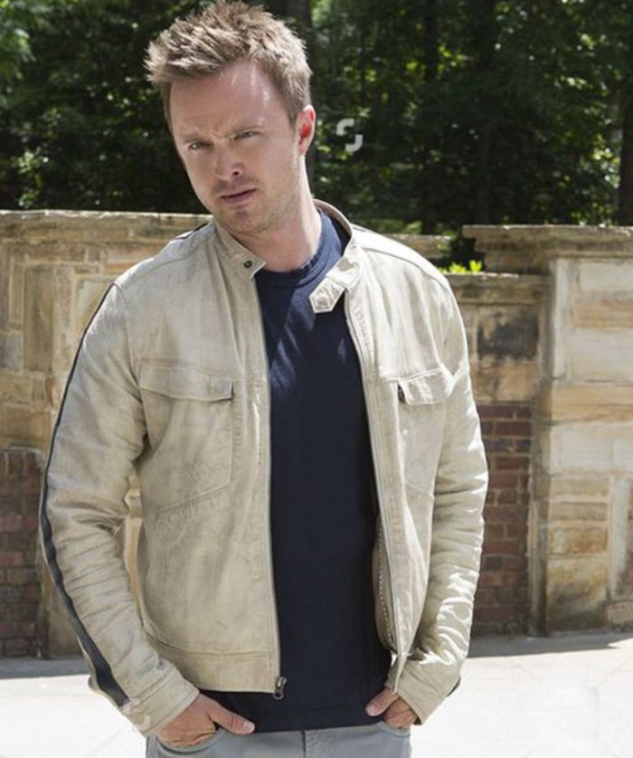 AARON PAUL NEED FOR SPEED LEATHER JACKET