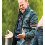 ANDERS BAASMO CHRISTIANSEN ASPHALT BURNING BLACK LEATHER JACKET
