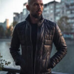 Andrew Tate Top G Black Puffer Leather Jacket