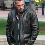 BEN AFFLECK THE TOWN DOUG MACRAY LEATHER JACKET
