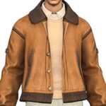 FFXIV Brown Varsity Jacket Women