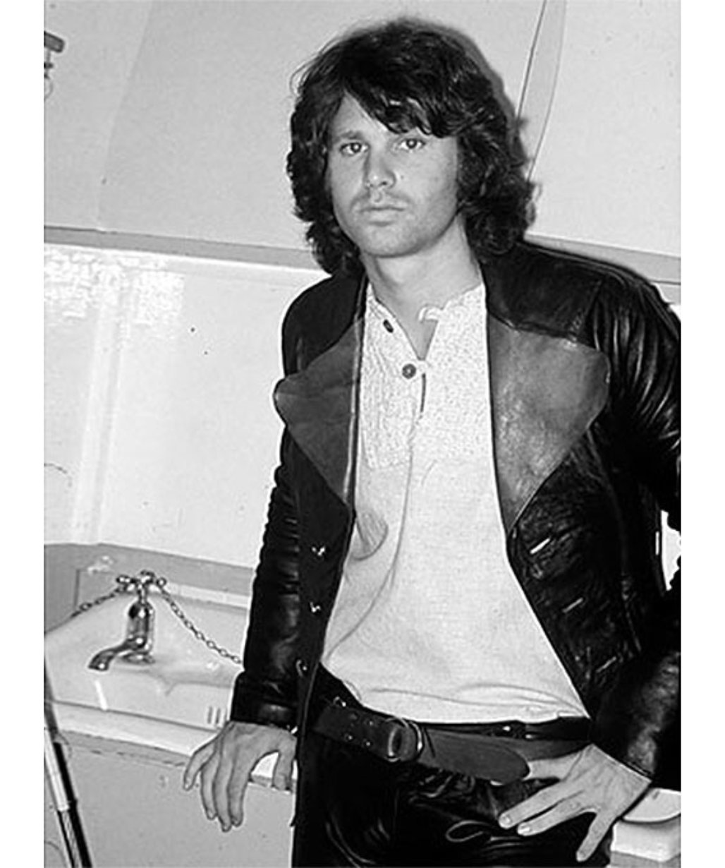 Jim morrison fur coat top