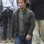 MARK WAHLBERG TRANSFORMERS AGE OF EXTINCTION BLACK LEATHER JACKET