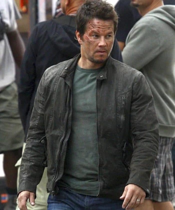 MARK WAHLBERG TRANSFORMERS AGE OF EXTINCTION LEATHER JACKET