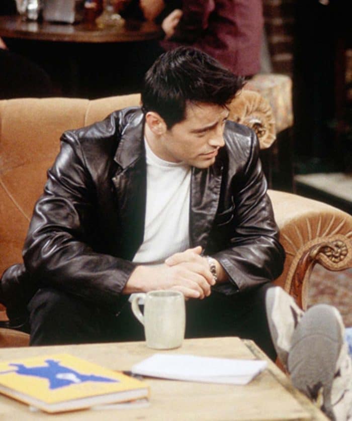 MATT LEBLANC FRIENDS SEASON 6 LEATHER BLAZER