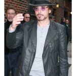 ROBERT DOWNEY JR LEATHER BLAZER