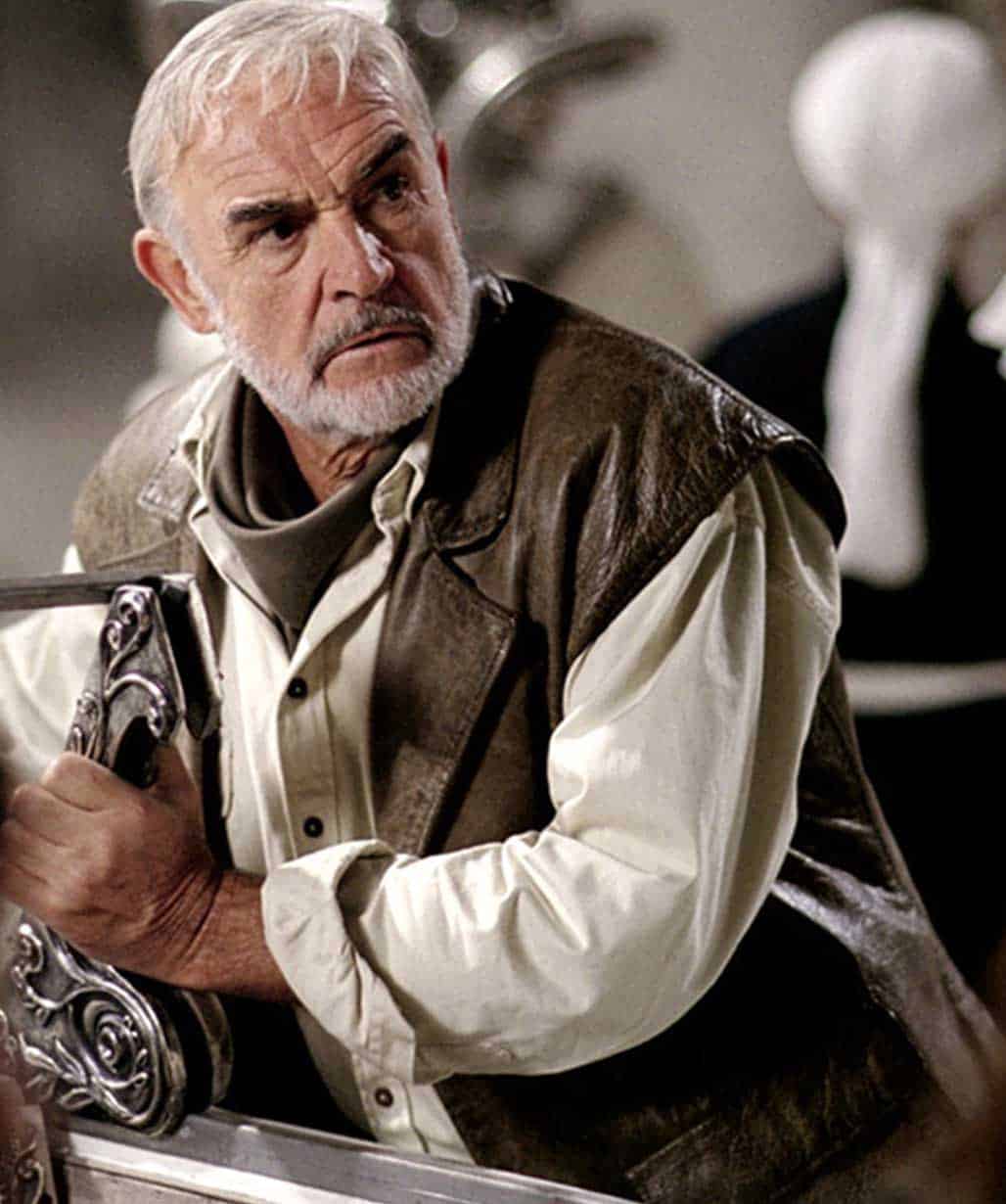 SEAN CONNERY THE LEAGUE OF EXTRAORDINARY GENTLEMEN BROWN LEATHER VEST