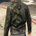 Fallout Tunnel Snakes Rule Black Leather Jacket Outfit