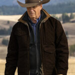 John Dutton Yellowstone Black Quilted Cotton Jacket