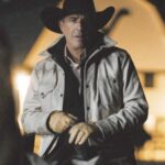John Dutton Yellowstone Season 5 White Jacket