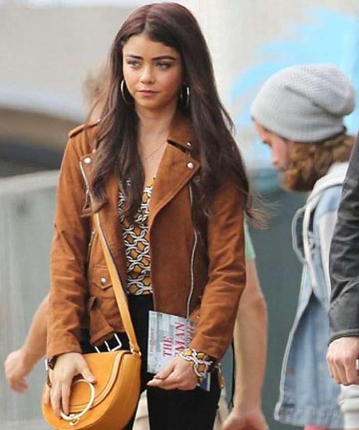 Modern Family Haley Dunphy Brown Suede Leather Jacket