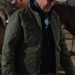 Yellowstone Kevin Costner Green Quilted Jacket