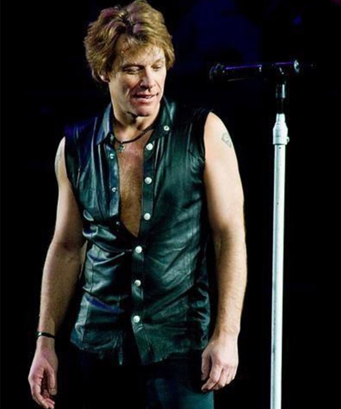 Bon Jovi Leather Vest