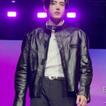 Sunghoon Black Leather Jacket
