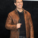 Tom Cruise Brown Trucker Leather Jacket