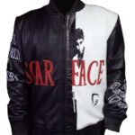 Al Pacino Scarface Black Leather Jacket