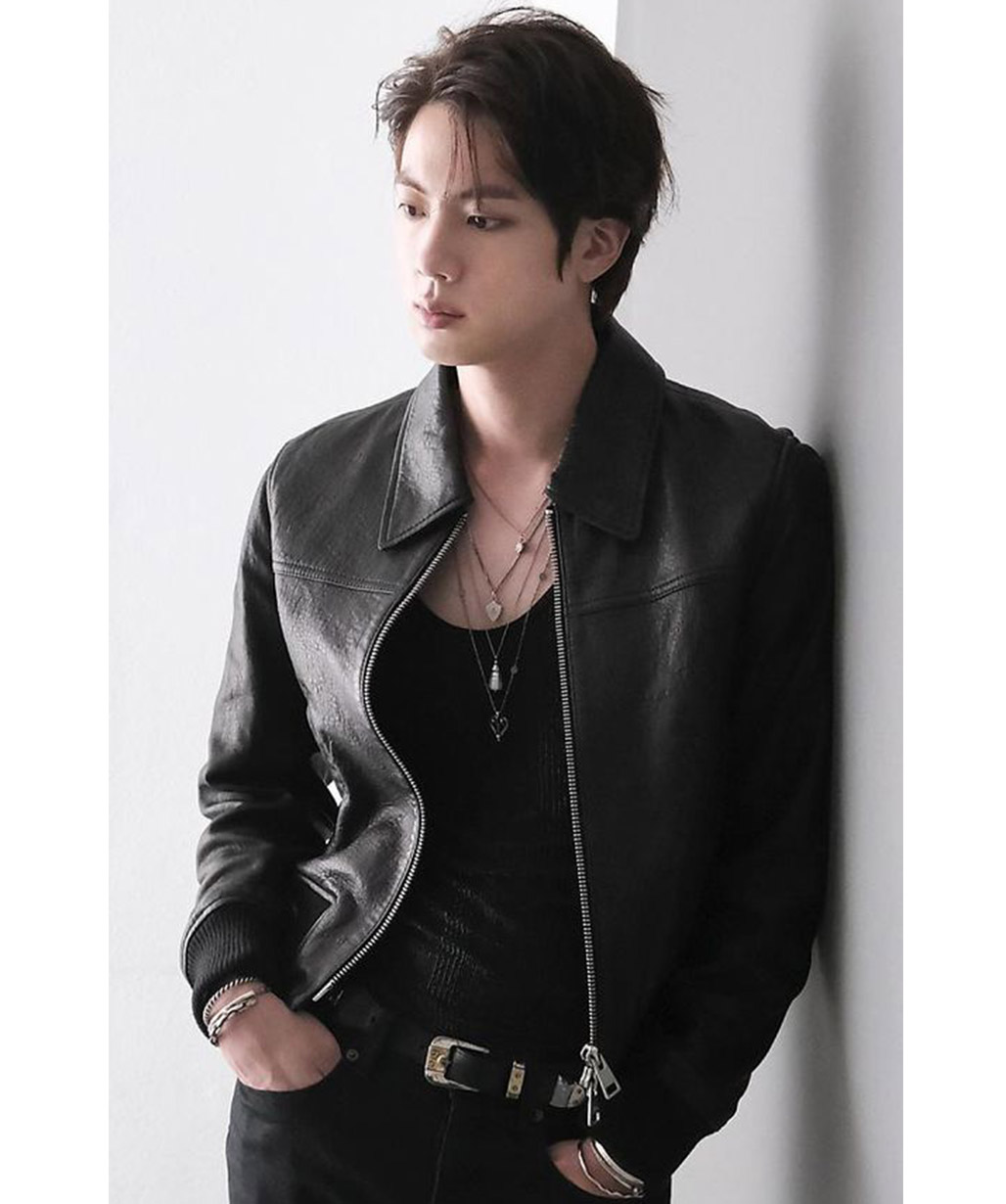 bts-jin-black-leather-jacket-outfit