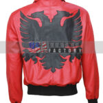 Drake Albanian Flag Leather Jacket