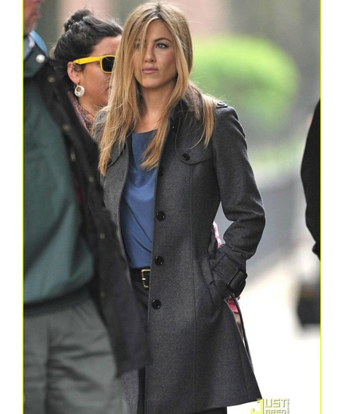 Jennifer Anniston Grey Trench Coat
