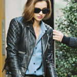 Kendall Jenner Quilted Biker Jacket